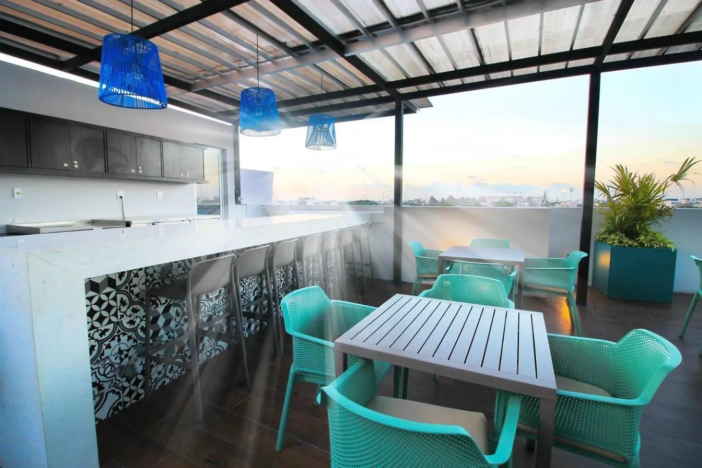 プレヤデルカーメンDowntown Stylish 2Br With Large Terrace Pool Gym And Barアパートメント 0*, プレヤデルカーメン メキシコ