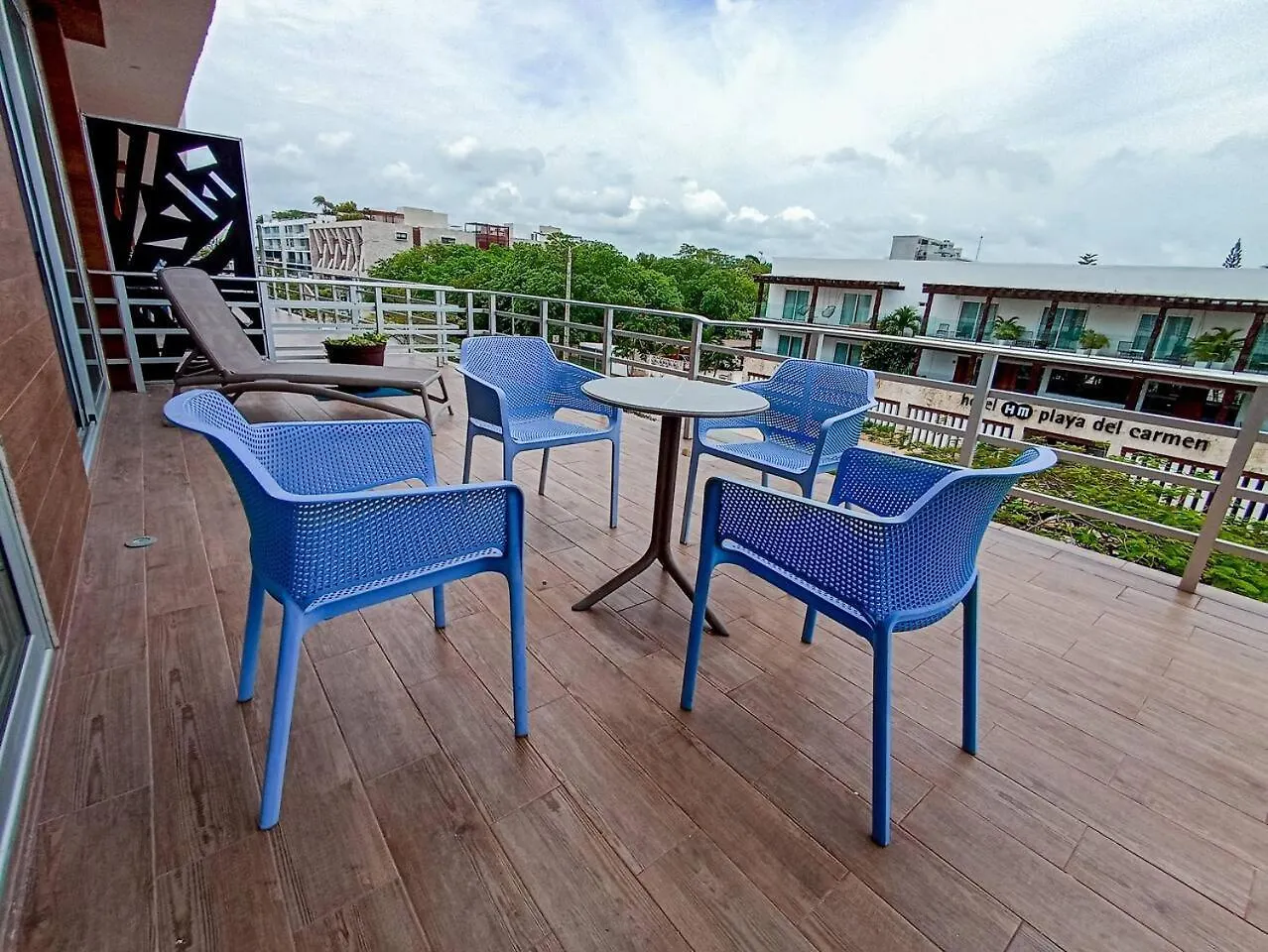 プレヤデルカーメンDowntown Stylish 2Br With Large Terrace Pool Gym And Barアパートメント メキシコ